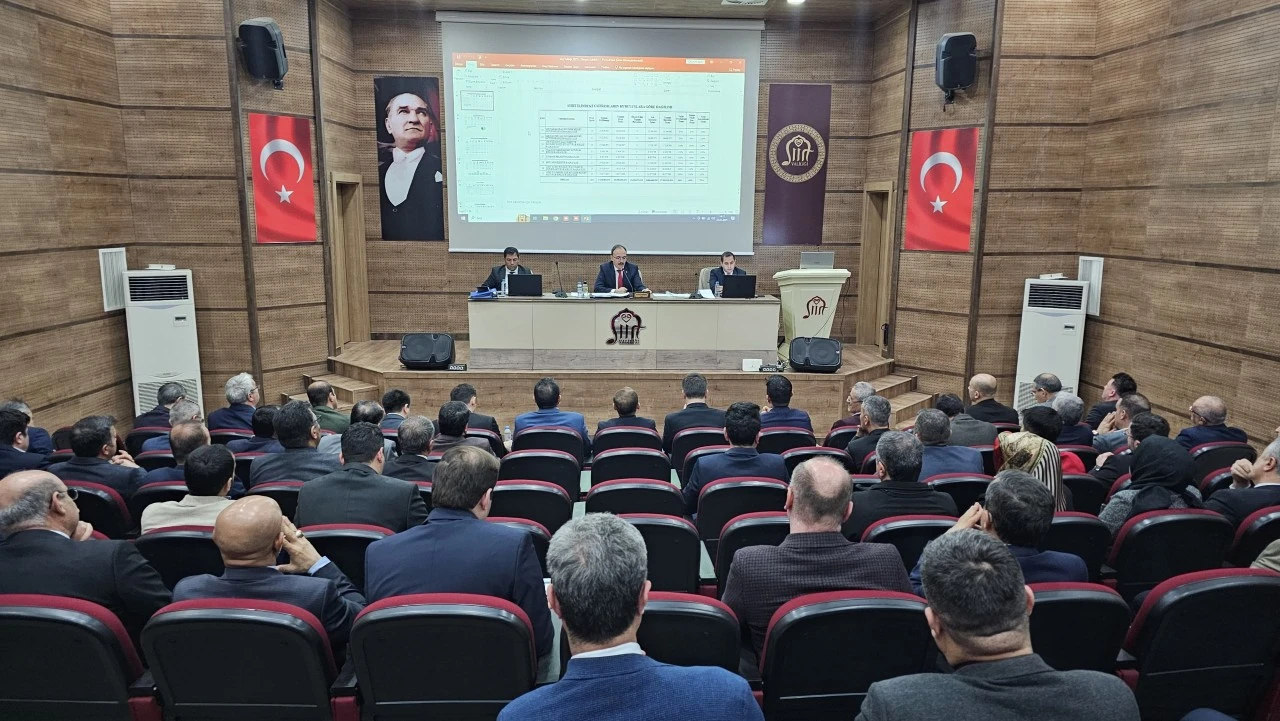 2025 Yılı 1. Dönem İl Koordinasyon Kurulu Toplantısı Vali Dr. Kemal Kızılkaya Başkanlığında Gerçekleştirildi