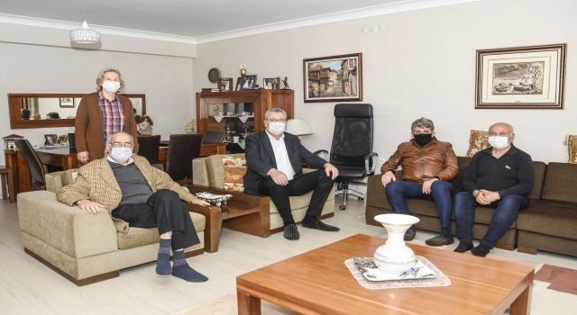 Bursa Karacabey Belediye Başkanı Ali Özkan'dan vefa ziyareti