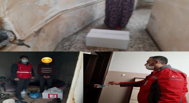 Kilis Kızılay&#039;dan ihtiyaç sahiplerine gıda yardımı