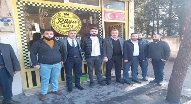 Kilis'te MHP'lilerden taksicilere ziyaret