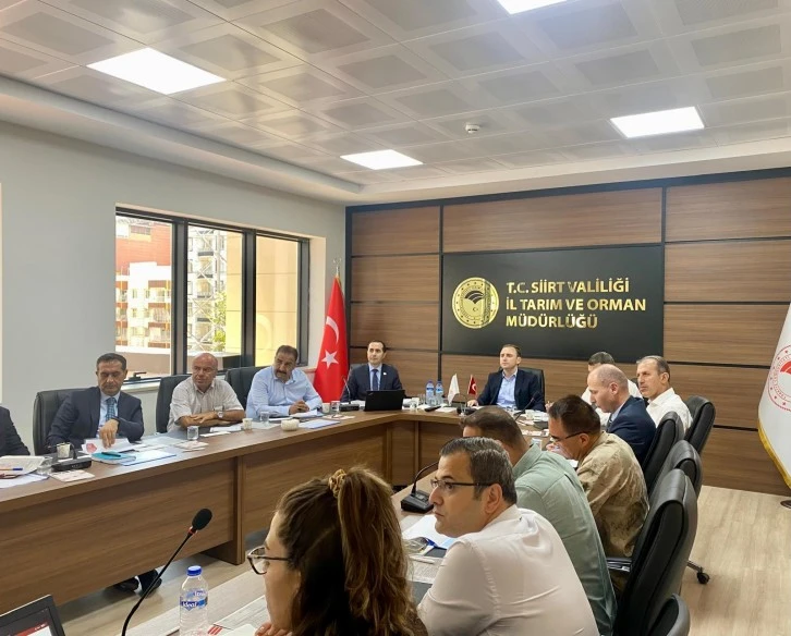 Siirt’ te İl Su Kurul Toplantısı Yapıldı