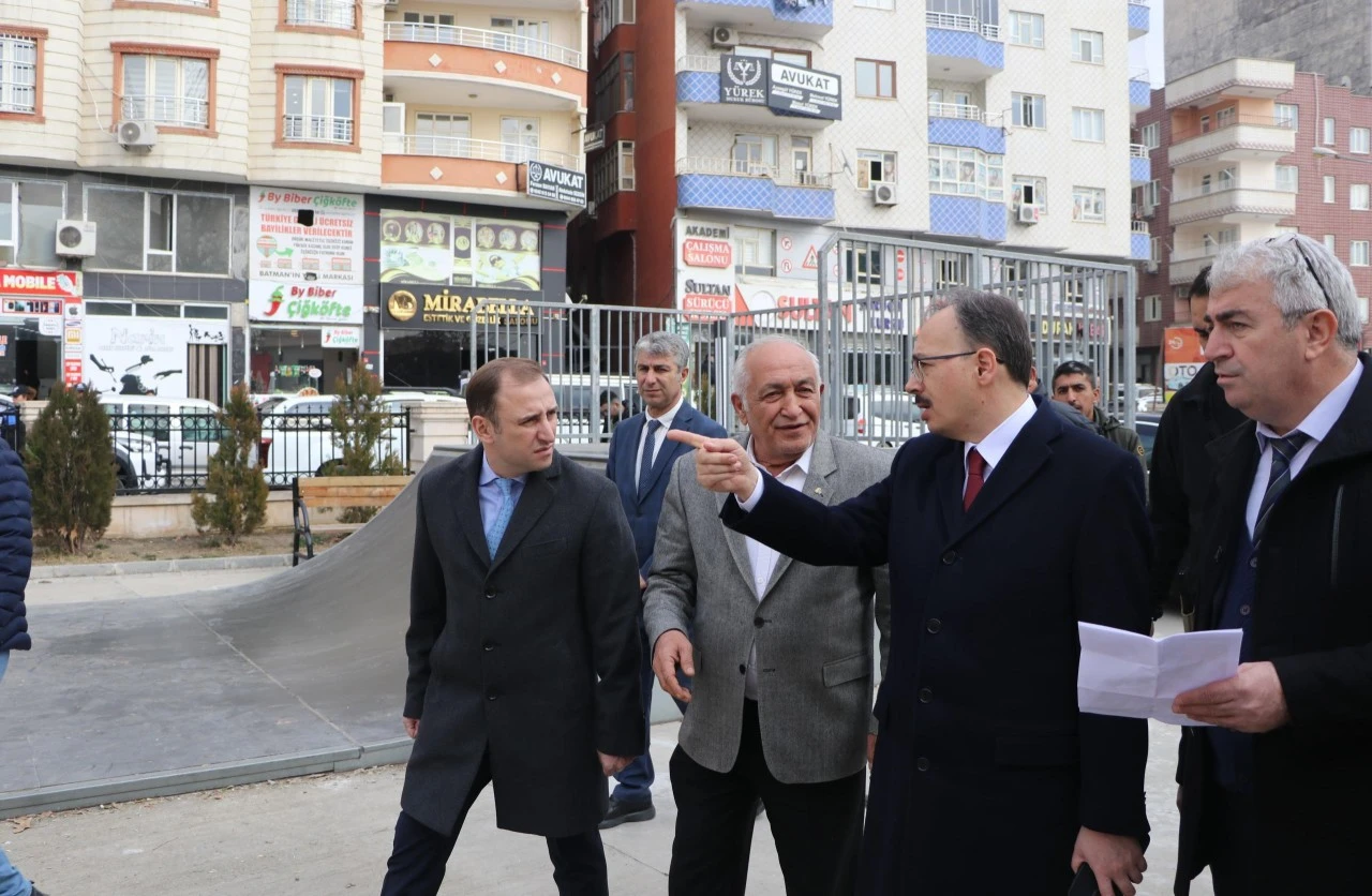 Siirt Valisi Dr. Kemal Kızılkaya, Kentte Yürütülen Çalışmaları Yerinde İnceledi