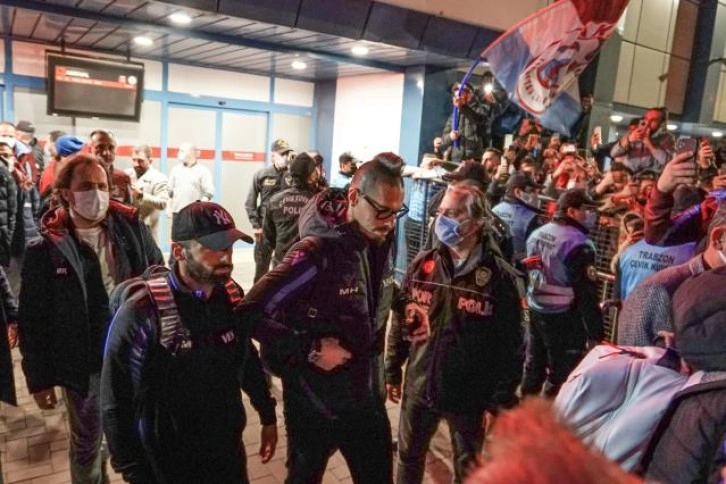 Trabzonspor'a coşkulu karşılama